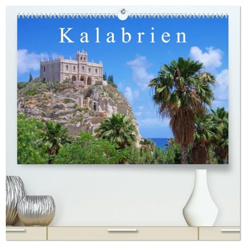 Kalabrien (hochwertiger Premium Wandkalender 2026 DIN A2 quer), Kunstdruck in Hochglanz: 12 Bilder der Stiefelspitze Italiens begleiten Sie mit diesem ... Landschaften und Küsten ab. (CALVENDO Orte)