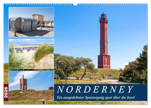Norderney Spaziergang (Wandkalender 2026 DIN A2 quer), CALVENDO Monatskalender