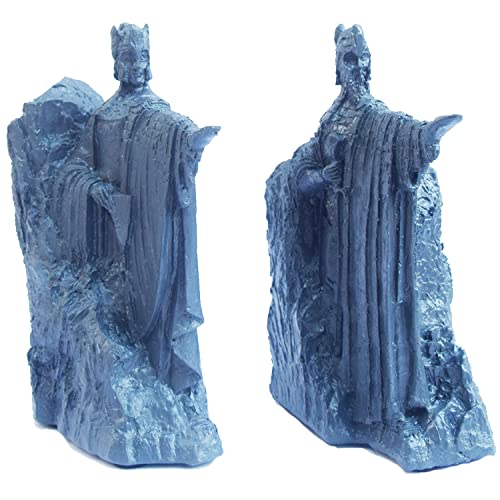 Buchstützen Desktop-Ornament,dekorative Buchstützen,handgefertigteHobbit Harzmodell Skulptur,Herr der Ringe, Figuren, Herr der Ringe Buchstützen,2 Set