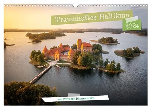 Traumhaftes Baltikum (Wandkalender 2024 DIN A3 quer), CALVENDO Monatskalender