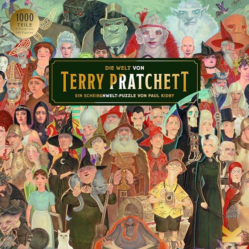Laurence King 9783962444334 Terry Pratchett 1000-Teile-Puzzle, bunt