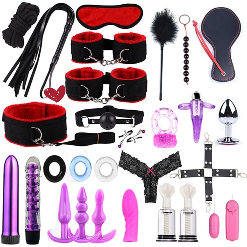 ZeeKoug 28 StüCk Set Von Roman Sport Training Kombination Set Cosplay ZubehöR, Handgelenk Und HüFte üBung Spaß GeräT [Rot], Paar Geschenk