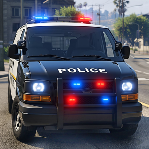 Police Van Driving Crime Chase – Realistische Verfolgung mit Van, Action & Missionen